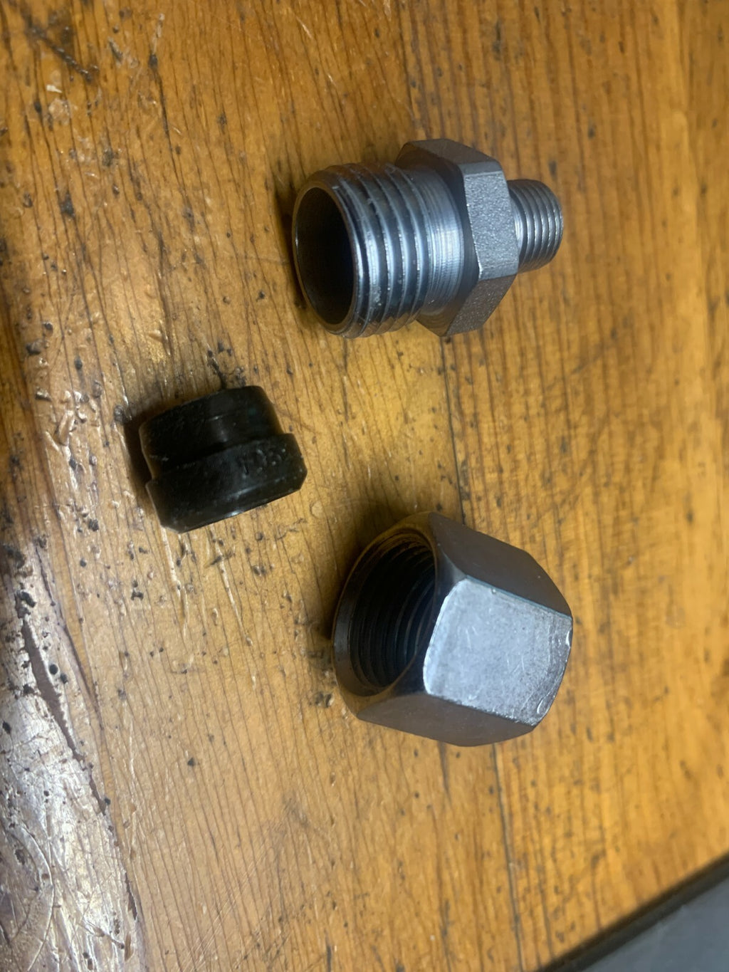 1/8 bsp x M16 10L metric Cutting ring Compression Adaper Voss pack of 2