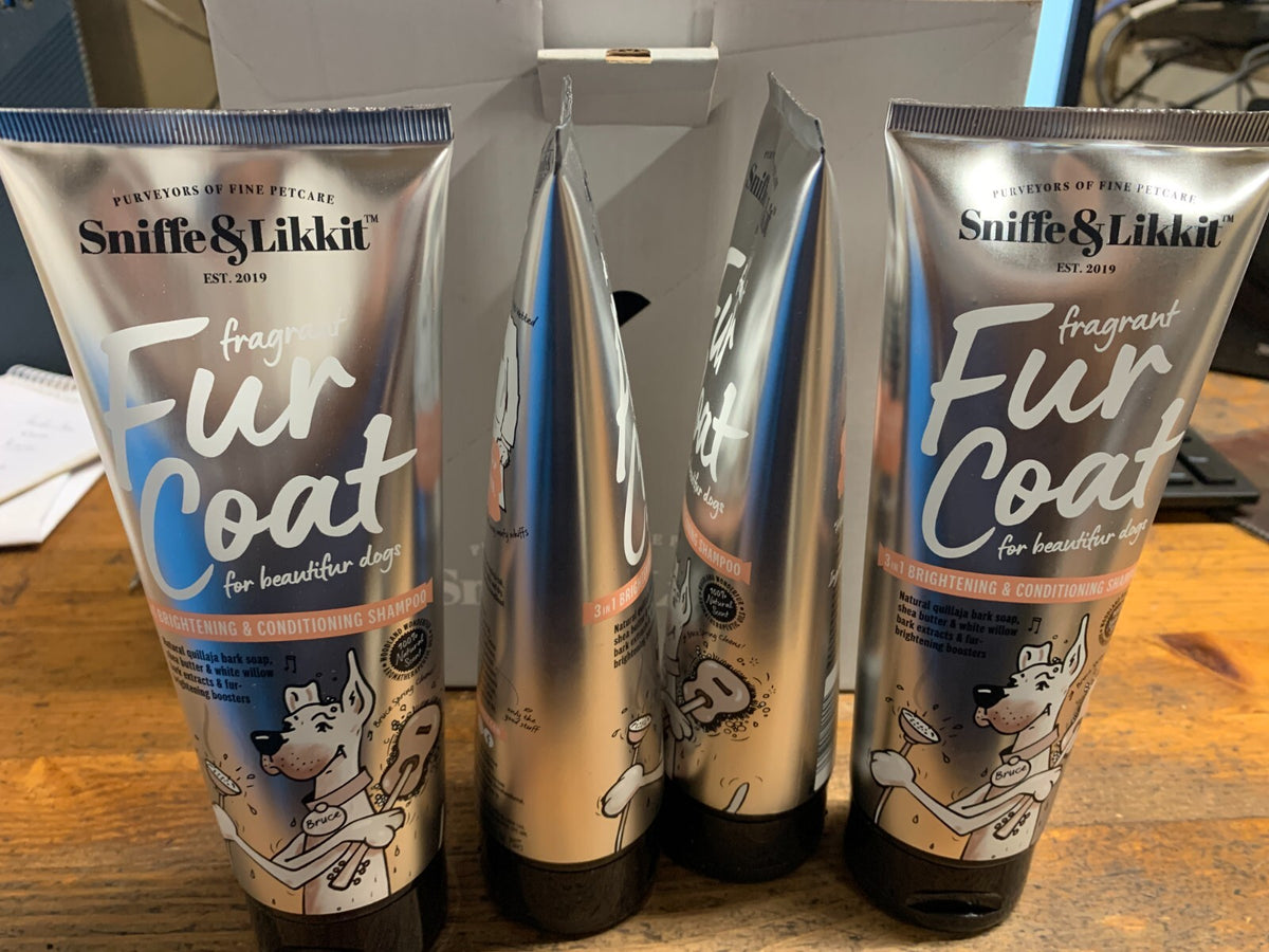 Dog Shampoo and conditioner  250ml Sniffe and Likkit pack of 4