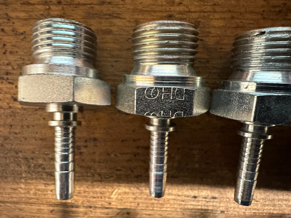 1/4 hydraulic hose insert 1/2 BSP male pack of 10