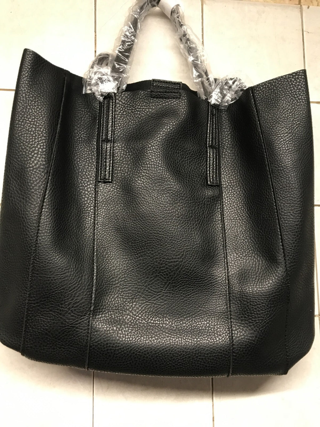 Womens Shoulder Tote Bag NYPD Black New