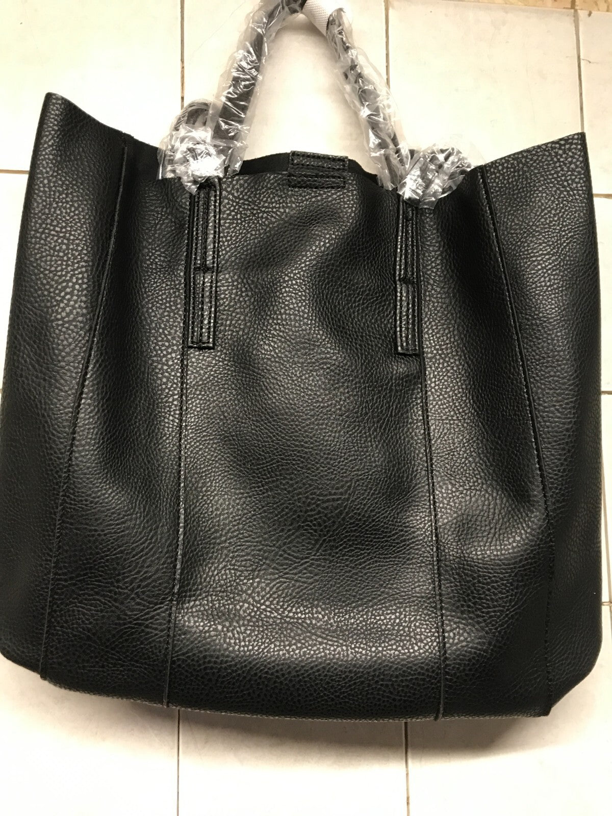 Womens Shoulder Tote Bag NYPD Black New